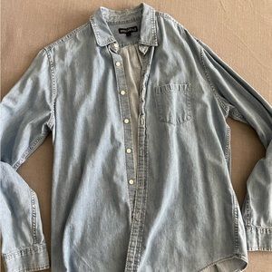 J Crew Denim Long Sleeve - Large